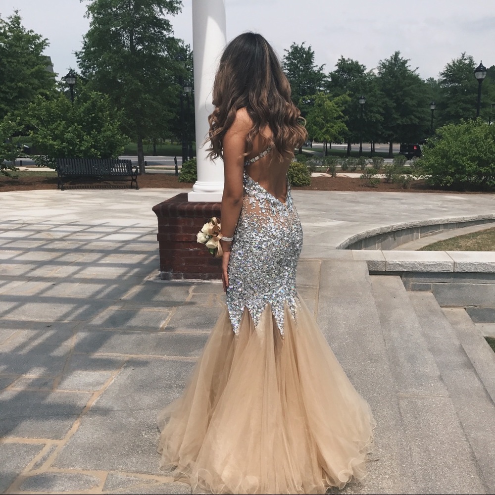 Nude Prom Dress